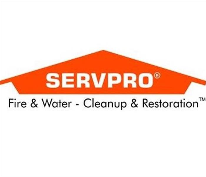 SERVPRO orange house logo in front of a white background
